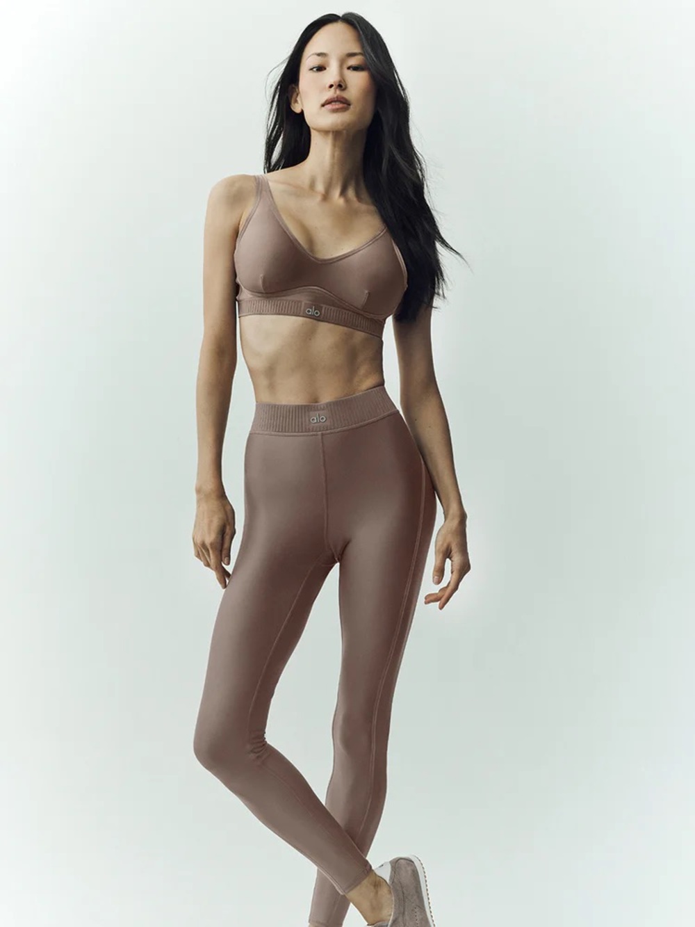 Airlift Line Up Mirage Bra in Alpine Cocoa
